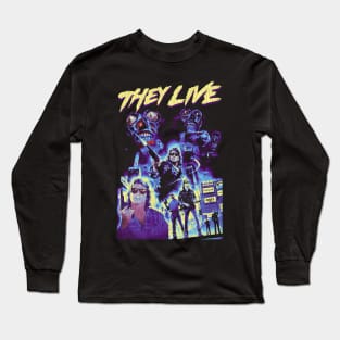 Vintage Bootleg They Live Long Sleeve T-Shirt